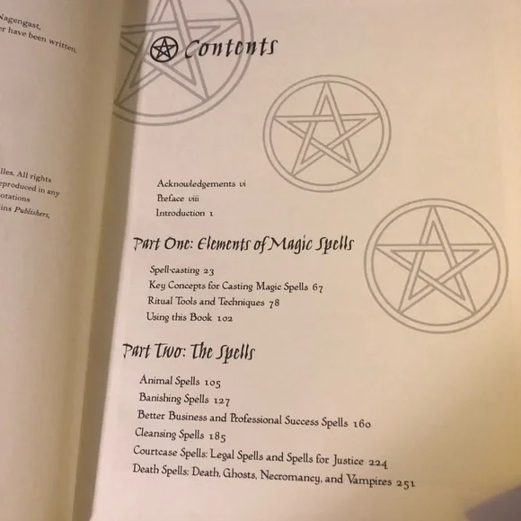 Purple and White Encyclopedia of 5,000 Spells - Picture 4 of 9